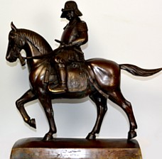 Самурай на коне, бронзовая фигура, Япония, 1930-е гг.