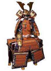 Антикварное вооружение, доспехи самурая, интерьерная копия