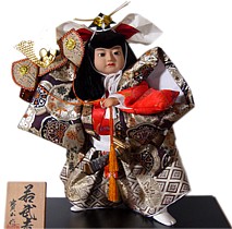 Актер театра Кабуки, японская итерьерная кукла, 1970-егг.