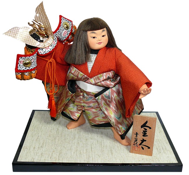 японская кукла КИНТАРО - мальчик силач, 1950-е гг.