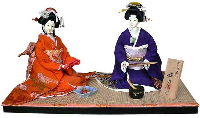 чайная церемония, японская интерьерная композиция