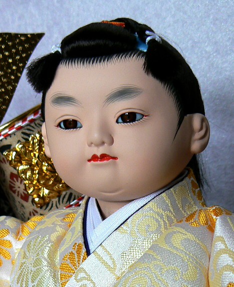 юный самурай, авторская японская кукла