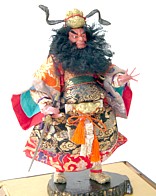 японская антикварная кукла Сёки, зашитник от духов зла, 1920-е гг.