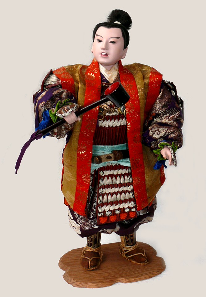 японская старинная кукла Самурай, 1920-30-е гг.