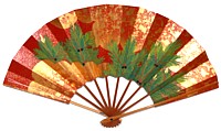 японский традиционный  веер 