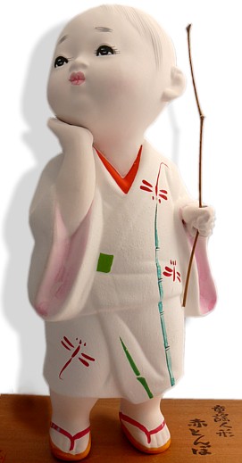 японская статуэтка из керамики. Аояма До, интернет-магазин