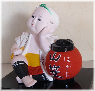 японская статуэтка мастерских Хаката. Японский интернет-магазин Интериа Японика