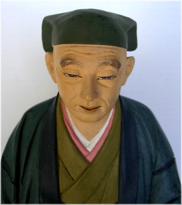 энно-Рикю, основатель японской чайной церемонии, статуэтка