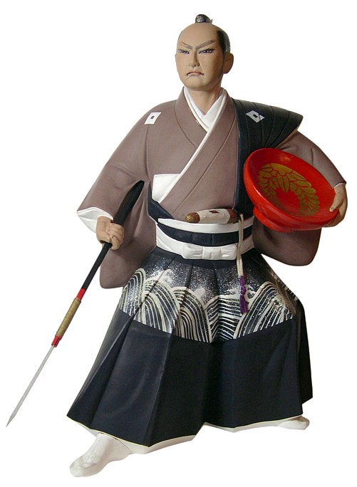 японская статуэтка Самурай с копьем, 1960-70-е гг.