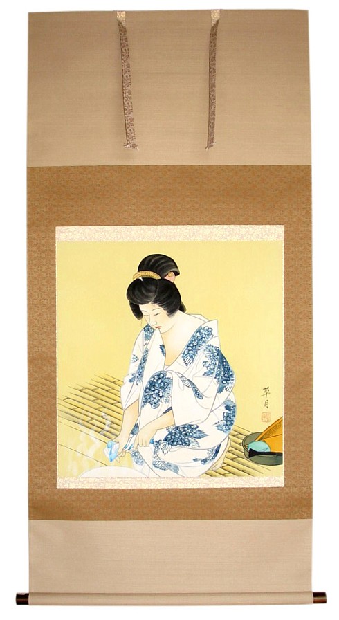 японская картина-свиток, 1920-е гг.