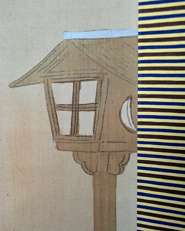японский старинный рисунок: деталь