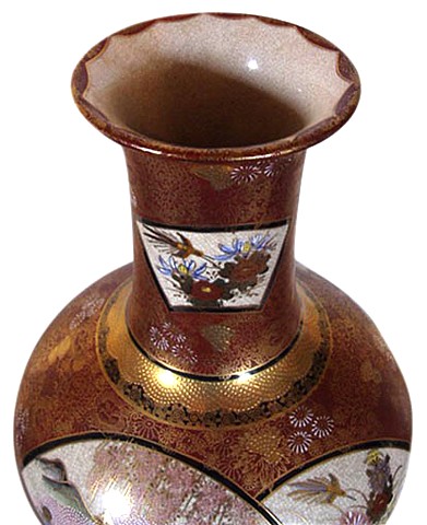 ваза фарфоровая, Япония, Сацума, 1890-е гг.