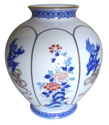 японская фарфоровая ваза, 1900-е гг. Интернет-магазин Мега Джапан