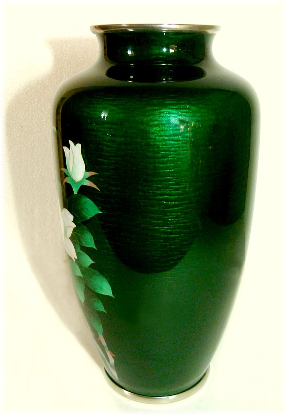 японская антикварная ваза клуазоне Андо, 1920-е гг.
