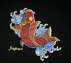 японский символ мужества - рисунок на футболке