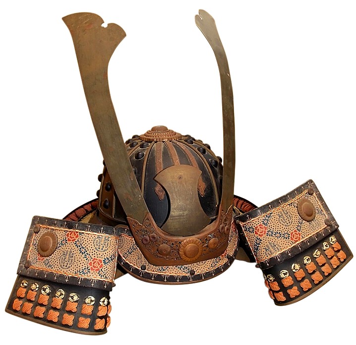 шлем  КАБУТО, деталь самурайского доспеха