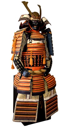 японские самураи, антикварные японские самурайские доспехи всадника эпохи Эдо