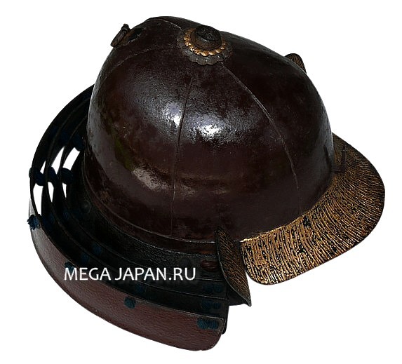 кабуто, боевой самурайский шлем, в стиле акоданари, конец эпохи Муромачи<br> 