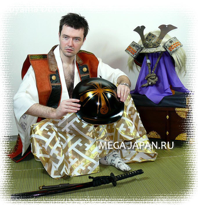 самурайский парадный шлем дизнгаса, эпоха Эдо