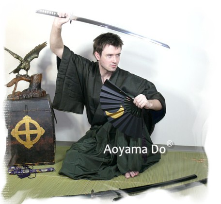 японский боевой самурайский веер ТЭССЭН