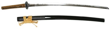 японский меч катана тренировочная для занятий иайдо
