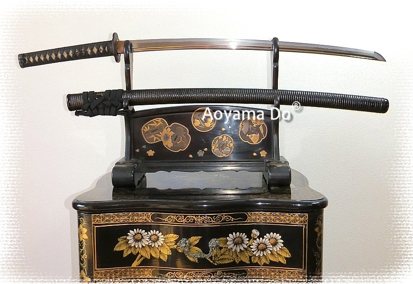 японский антикварный меч КАТАНА на подставке