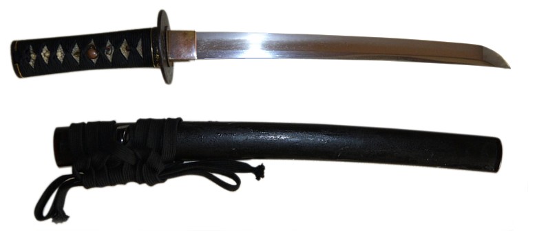 короткий меч вакидзаси эпохи Муромати