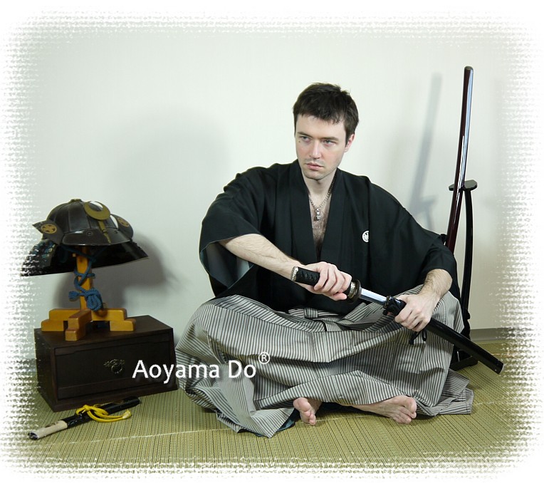 японский старинный самурайский меч