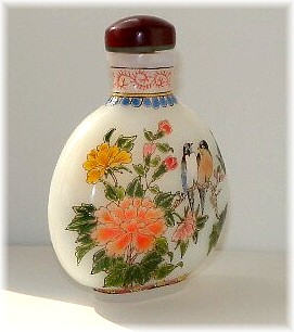 парфюмерный флакон с авторской росписью, Япония, 1910-20-е гг.