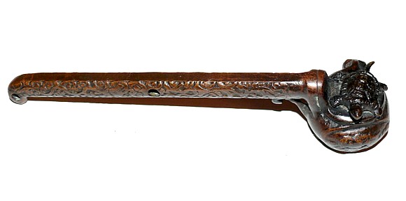 японская бронзовая чернильница с крышкой, 1850-90-е гг.