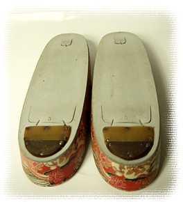 японская традиционная женская обувь дзори, винтаж