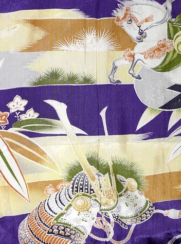 рисунок ткани японского  кимоно