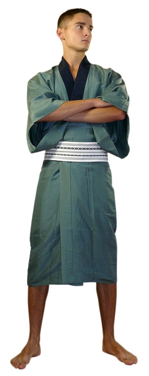 японское мужское старинное кимоно