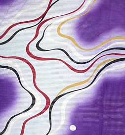 фрагмент рисунка ткани японского кимоно