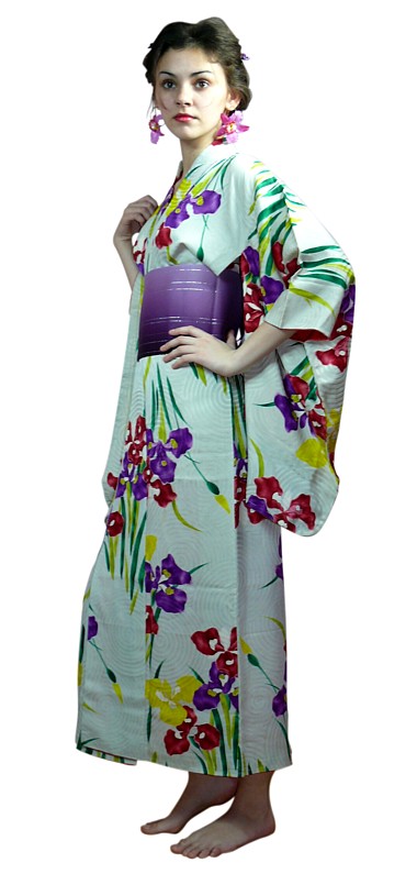 стиль ретро. японское  кимоно