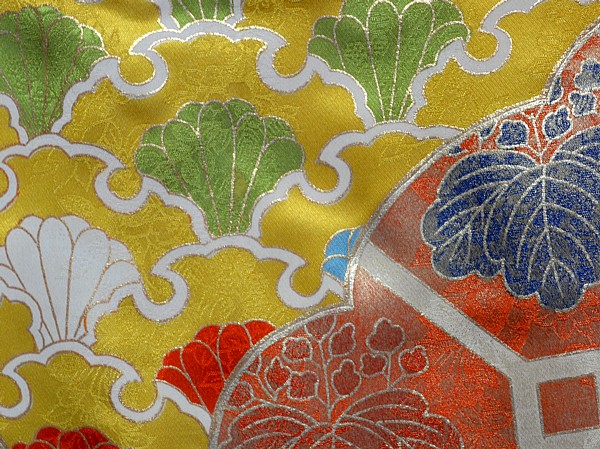 японское кимоно: рисунок ткани